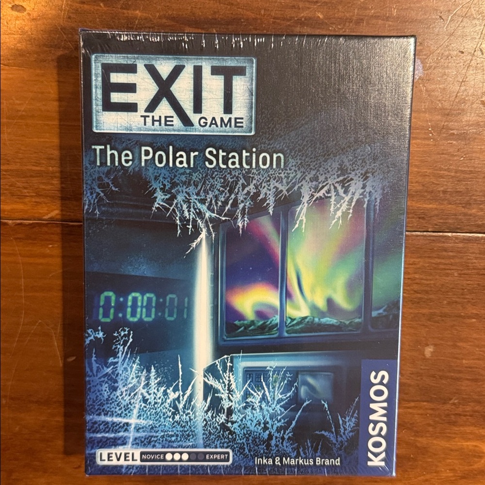 NIP Kosmos EXIT The Polar Station Escape Room Game Factory Sealed 12+ Bonus NEW